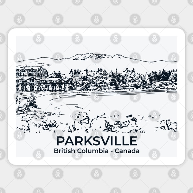 Parksville - British Columbia Magnet by Lakeric